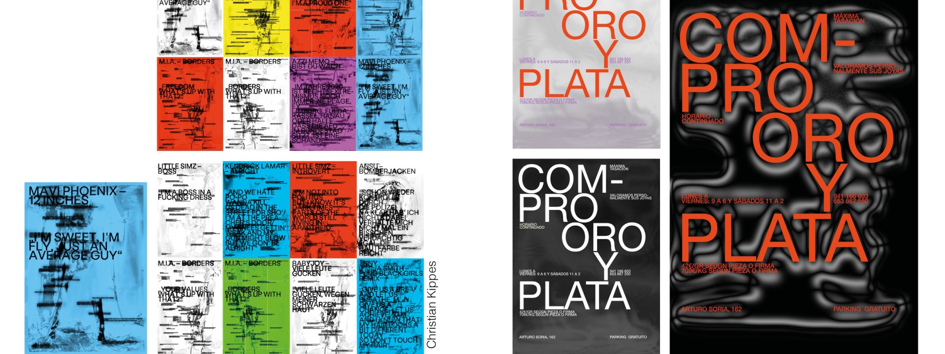 bild zeigt Arbeiten von Studierenden Christian Kippes