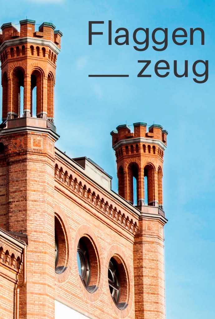 Flaggenzeug (HM_Fakultät für Design_Flaggenzeug) Bild Zeigt Fakultät für Design