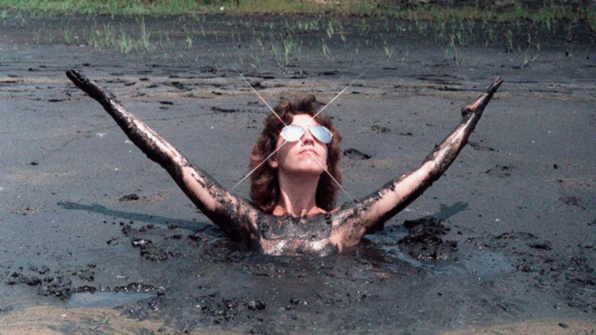 antrittsvorlesung Lotte (Lotte Reinman) Bild zeigt Person im Wasser