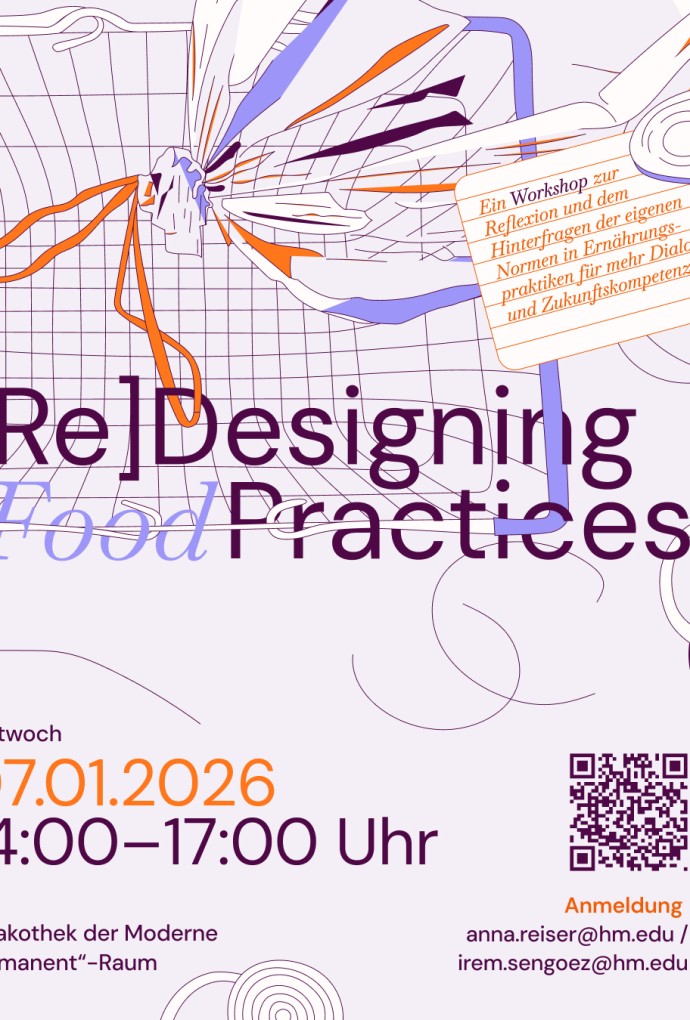Bild zeigt Plakat für den Workshop [Re]Designing Food Practices
