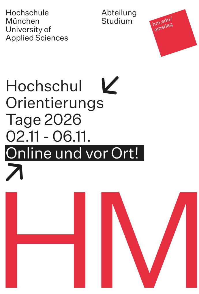 Plakat für die Hochschulorientierungstage