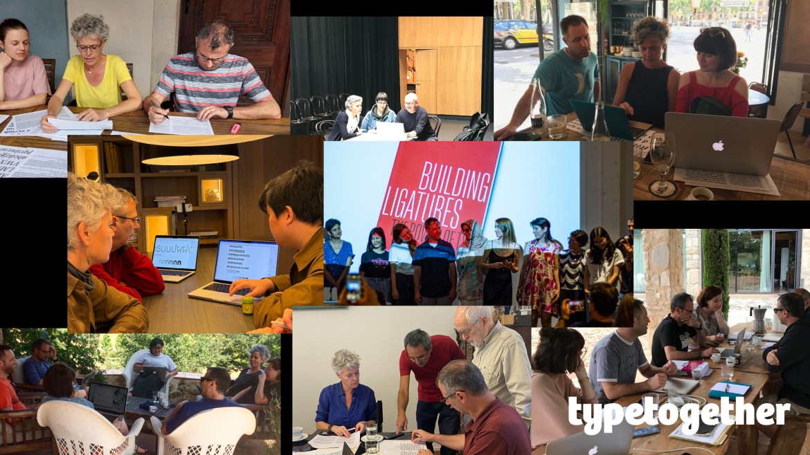 Bild zeigt Fotosammlung von Type Together