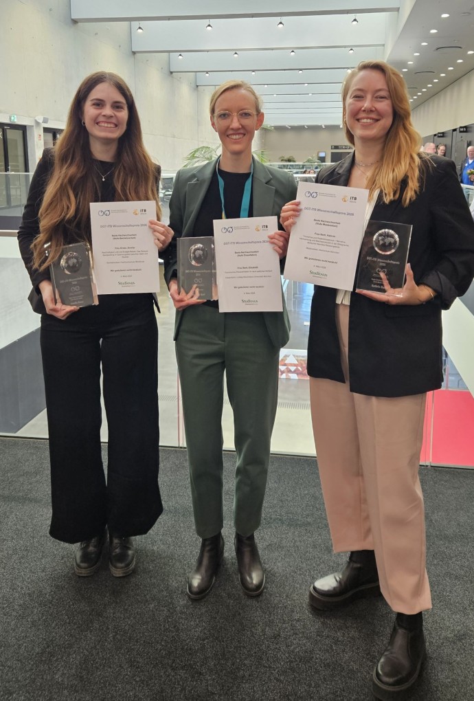 DGT-ITB-Wissenschaftspreis 2026: Zwei Preisträgerinnen aus der Fakultät für Tourismus