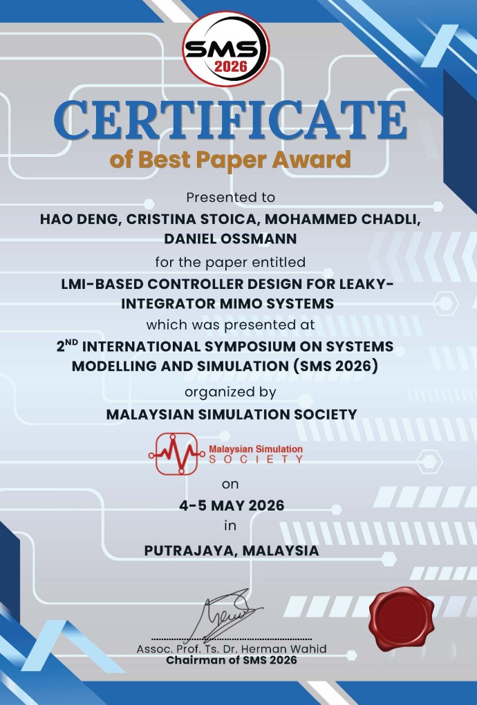 Best Paper Award