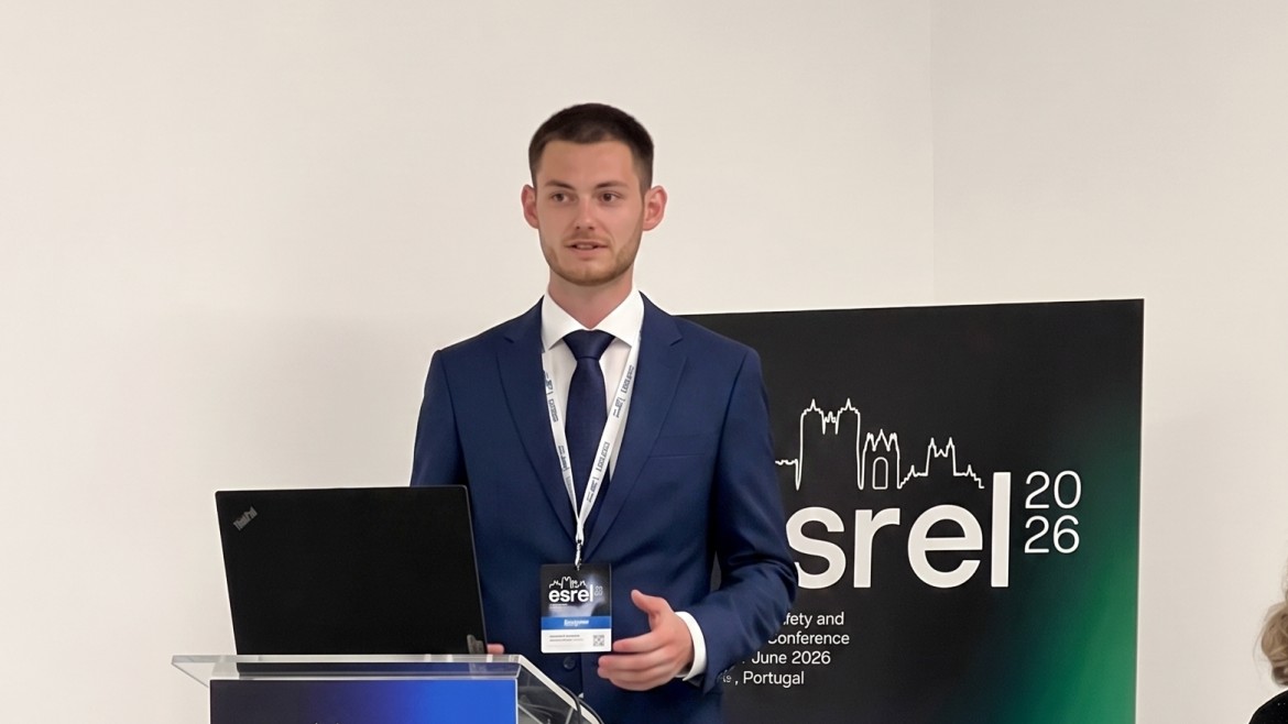 Benedikt Bubert auf der ESREL 2026