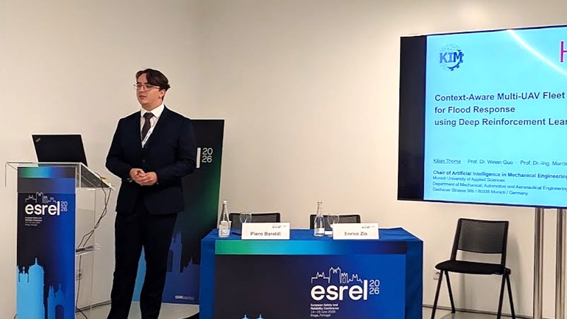 Kilian Thoma bei der ESREL 2026